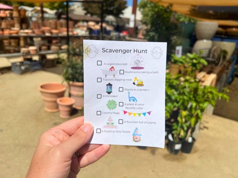 Spring Activities in Sacramento for Kids: Free Scavenger Hunt at The Secret Garden in Elk Grove