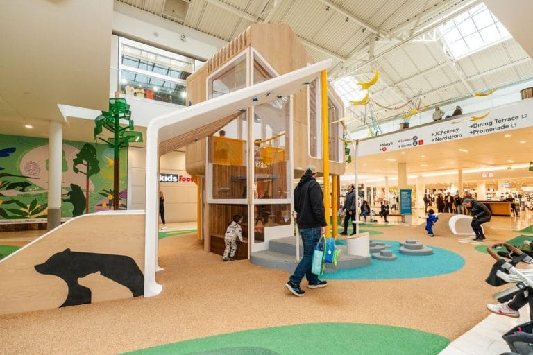 Explore The Trails Roseville indoor play space at Westfield Galleria at Roseville.