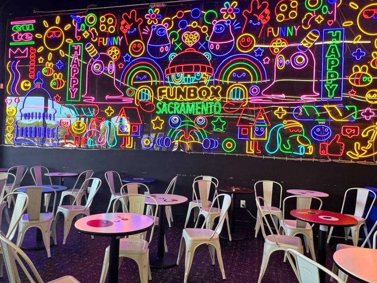 Everything you need to know about Funbox Sacramento: Seating Area