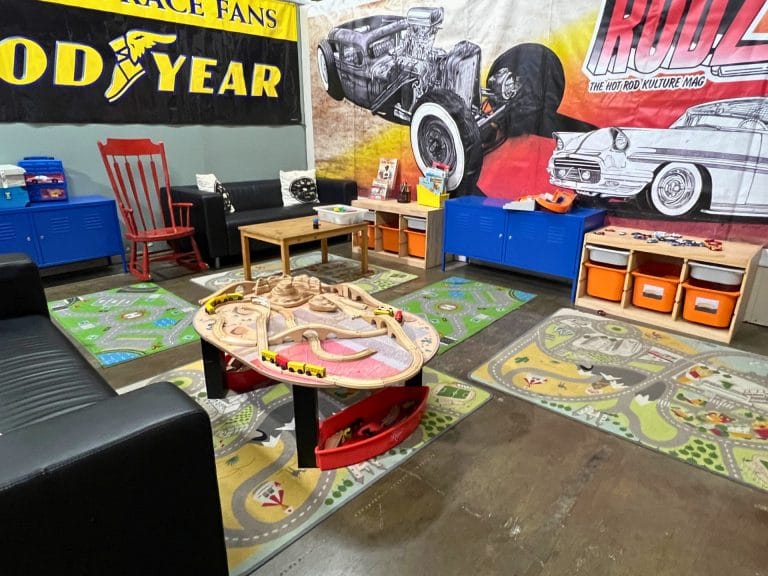 Visiting the California Automobile Museum: Indoor Play Area