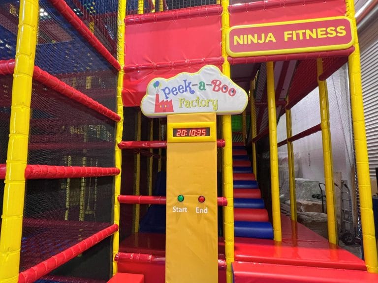 Peek-a-Boo Factory in Rancho Cordova: Timed Ninja Course
