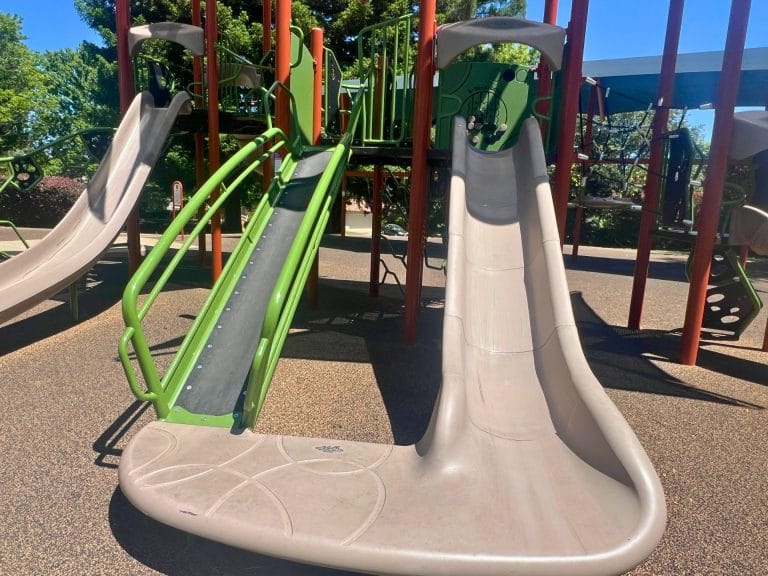 360 Loop Slide at the Peter Bertelsen Memorial Park Playground