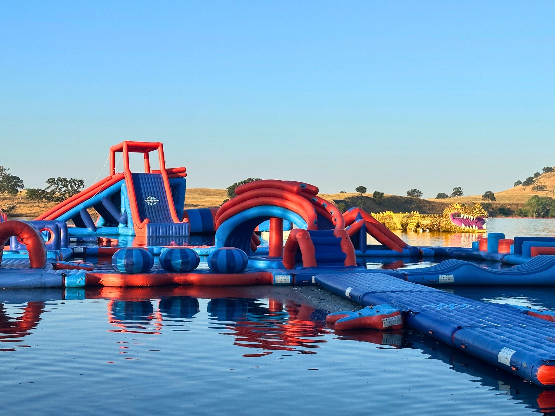Best Water Play Spots in Sacramento for Kids: Splash-N-Dash in Lake at Lake McSwain 