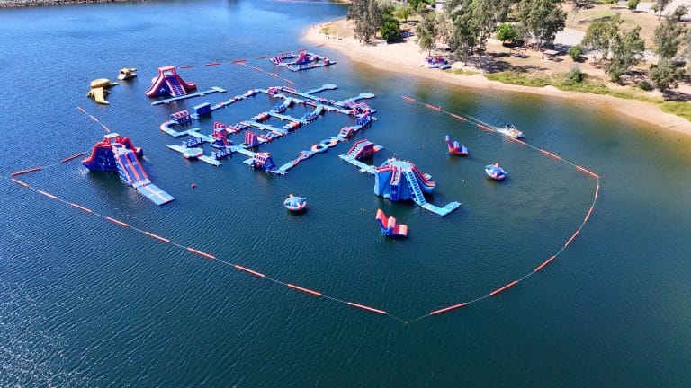 Best Water Play Spots near Sacramento: Splash-n-Dash Inflatable Aqua Park 