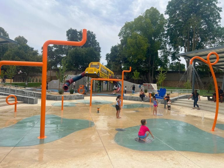 Westacre Park in West Sacramento: Splash Pad
