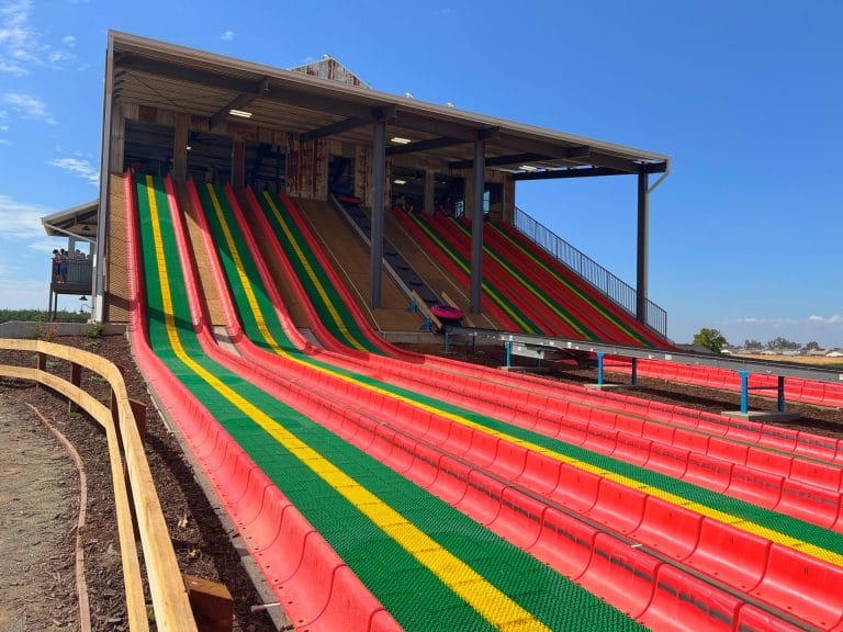 Bishop's Pumpkin Farm: Golden Grain Raceway Super Mega Slide