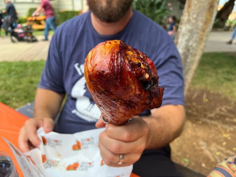 Bishop's Pumpkin Farm: Turkey Leg