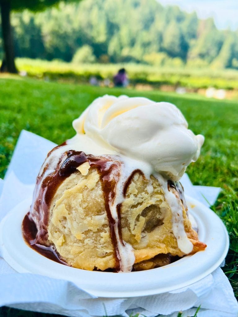 The Walkin' Pie at Delfino Farms in Apple Hill 