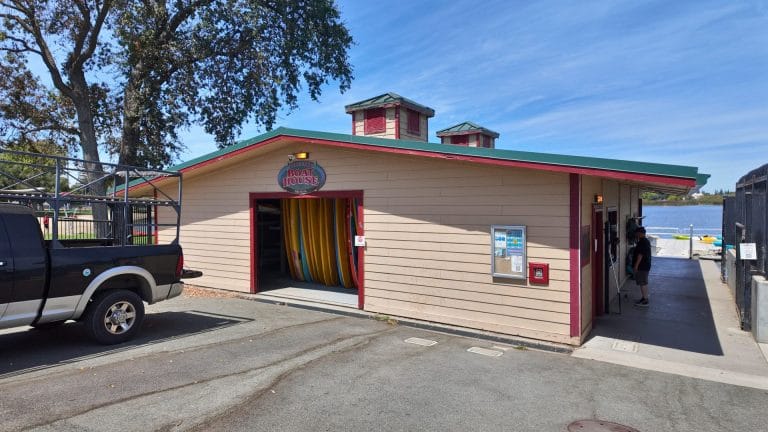 The Lodi Lake Boathouse